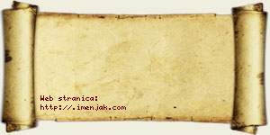 Žanka Janošević vizit kartica